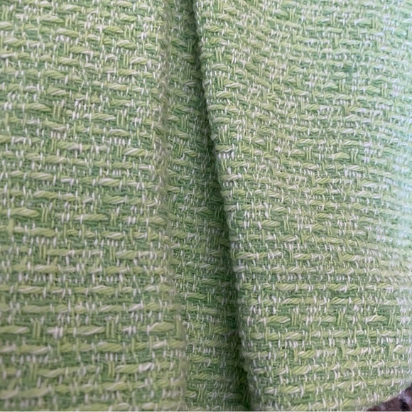 NWT! ZARA Elegant Green Tweed Skirt - Picture 4 of 9
